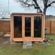 Adjustable Ventilation Hemlock Cedar Sauna For 5-6 Persons Tempered Glass Door Easy Assembly