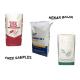Flexo Print Multiwall Kraft Paper Sack 1-3 Layers For Food Industry