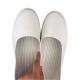 Cleanroom Anti Static Shoes For Long Sleeve ESD Boots White Leather Upper