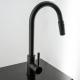 No Lead 304 Black Stainless Steel Pull Out Kitchen Faucet