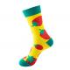 FRUIT PATTERN CREW MEN'S PURE COTTON SOCKS