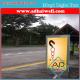 Bus Stop Shelter Lateral Mupi Light Box