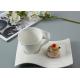 White Porcelain Ceramic Espresso Coffee Set Cup And Saucer