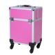 Portable Rolling Pro Makeup Cases,Rolling Cosmetic Organizer