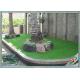 35 MM Pile Height Garden Artificial Grass / Synthetic Grass PP + Fleece Backing