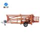 100kg -1000kg Trailer Mounted Access Platform Articulating Boom Lift