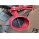 Clamp Connection Butterfly Fire Protection Valves Medium Water Size 80mm