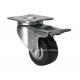 Mini Edl 1.5 inch 26215-66 Plate Brake PU Caster with 35kg Load Capacity and Material
