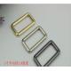 Wholesale manufacturing zinc alloy 11/2 inch gold metal square o ring for handbag hardware and fitting
