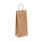 Custom Printed Shopping Kraft Paper Wine Bags Luxury Reusable Gift Bags Wholesale