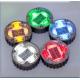 Aluminum Solar LED Road Stud Reflectors Enhanced Visibility Solar Raised Pavement Markers