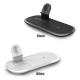 1.5A 12V 3 In 1 Qi Wireless Charging Station 15W For IWatch AirPods Pro