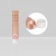 D19mm 10-25ml custom cream cosmetic packaging soft tube with frosted white screw-on cap