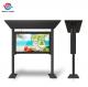 65 Sunshade Outdoor LCD Kiosk With Media Player Speaker Network
