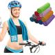 Customized Brand Print Logo Soft Breathable Cooling Towel Gym Sport Ice Towel