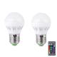 RGB LED Color Changing Bulb 3000K-6500K Dimming LED Lamps PC Material