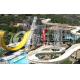 Durable Fiberglass Water Slide For Family Interactive Water Fun In Water Park