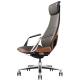 Office Building Chair with Ergonomic Design and Synthetic Leather Material Business