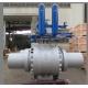 API 6D Trunnion Ball Valves, Gas Over Oil Actuated