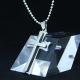 Fashion Top Trendy Stainless Steel Cross Necklace Pendant LPC305