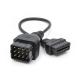Gaz 12pin for 16 PIN Female to Male 12 pin OBD OBD2 OBDII DLC Converter cars Cable gaz12pin for  for autocoms Fre