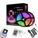 12V Flexible RGB Smart LED Strip Kit Music Sync App Remote Control USB  Bedroom TV PC Backlight Ambient SMD 5050 Led Strip Light