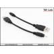 23507 DC male to USB Type-A silicone wire with TPE Jacket custom chargeing cable for headlight
