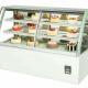 Curved Front Face Refrigerated Display Cabinet Air Cooled Cake Fresh Keeping