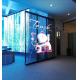 Transparent LED video wall commercial advertisment on glass wall etc
