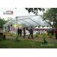 20m Width Outdoor Marquee Trade Show Tent with Transparent Roof Cover
