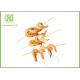 Disposable Bamboo Barbecue Skewers Fruit Cocktail Sticks 300mm X 3.0mm Size