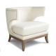 Nice design upholstered single sofa linen fabric reclining back sofa event wedding cushion sofa