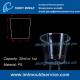 clear small thin wall PS plastic disposable cups mould with 30ml