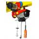 Low Noise Mini Electric Wire Hoist With Moving Trolley Single Or Double Hook