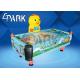 Children Coin Operated Arcade Machines Fiber Glass Chicken Air Hockey Table For 2 Players