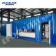 Direct Cooling Block Ice Machine and 5 Tons Containerized Cold Room Complete Solution