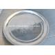 35cm Decorative rolling tray for wedding luxury stainless steel silver tray home cook use serving round tray