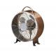 Copper 9 Inch 30W Antique Electric Fans 4 Aluminum Blade With Safety Metal Grill