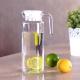 1100ml Octagonal Glass Pitcher For Water / Fruit Juice / Vegetable Juice