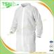 Disposable PP SMS Non Woven Lab Coat With Knitted Collar