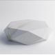 Custom Hotel Coffee Table Creative Diamond Polygon Marble Color