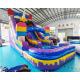 ROHS Ice Cream Bouncer Outdoor Inflatable Water Slides With Pool