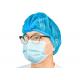 Disposable Surgical Head Bouffant Non-Woven Doctor Clip Cap with Elastic Rubber