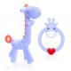 Silicone Giraffe Baby Teether Toy With Storage Case For Infant Sore Gums Pain Relief And Baby Shower