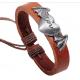 Love bracelet alloy cowhide leather bracelet non-mainstream European and American style