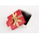 Red Present Packaing Cardboard Gift Boxes For Watch / Chocolate / Necklace