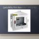 EN ISO 11925 Ignitability Flammability Test Equipment For Single Flame Source Test