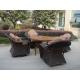 5pcs luxury America barbecue dining furniture