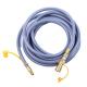 10/12/24 Feet Natural Gas Hose with Quick Connect Fittings and WELDING Hose in Silvery