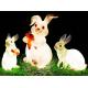 Resin rabbit lights garden landscape lawn lamp park scenic spot cartoon animal grassland beautiful bright lamp